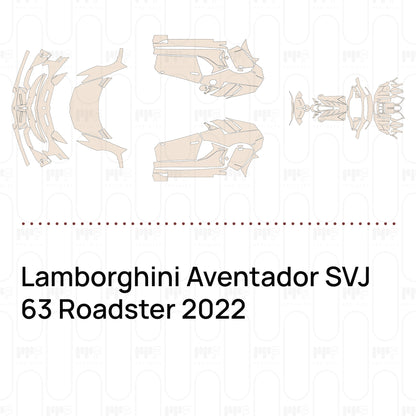 Pre-Cut PPF Lamborghini Aventador SVJ 63 Roadster 2022