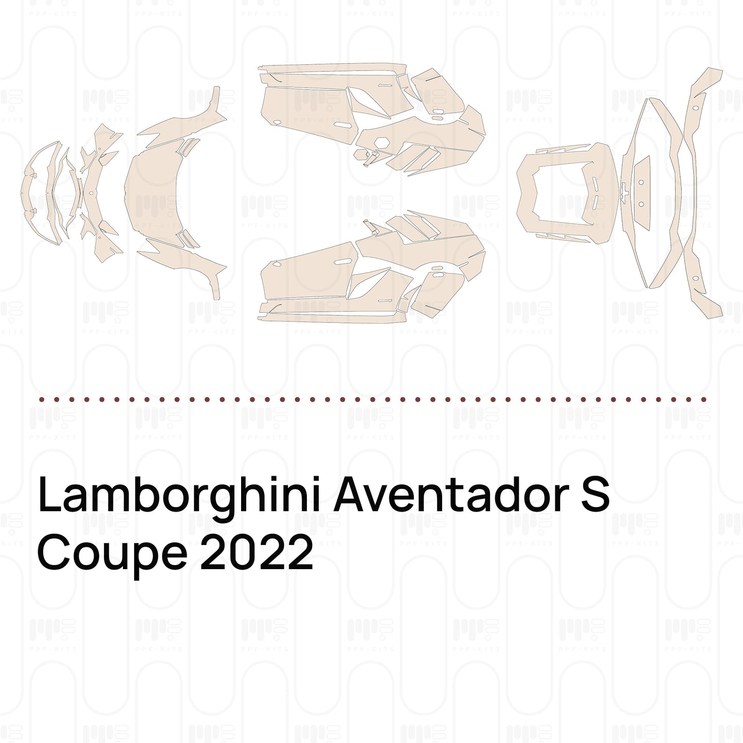 Pre-Cut PPF Lamborghini Aventador S Coupe 2022