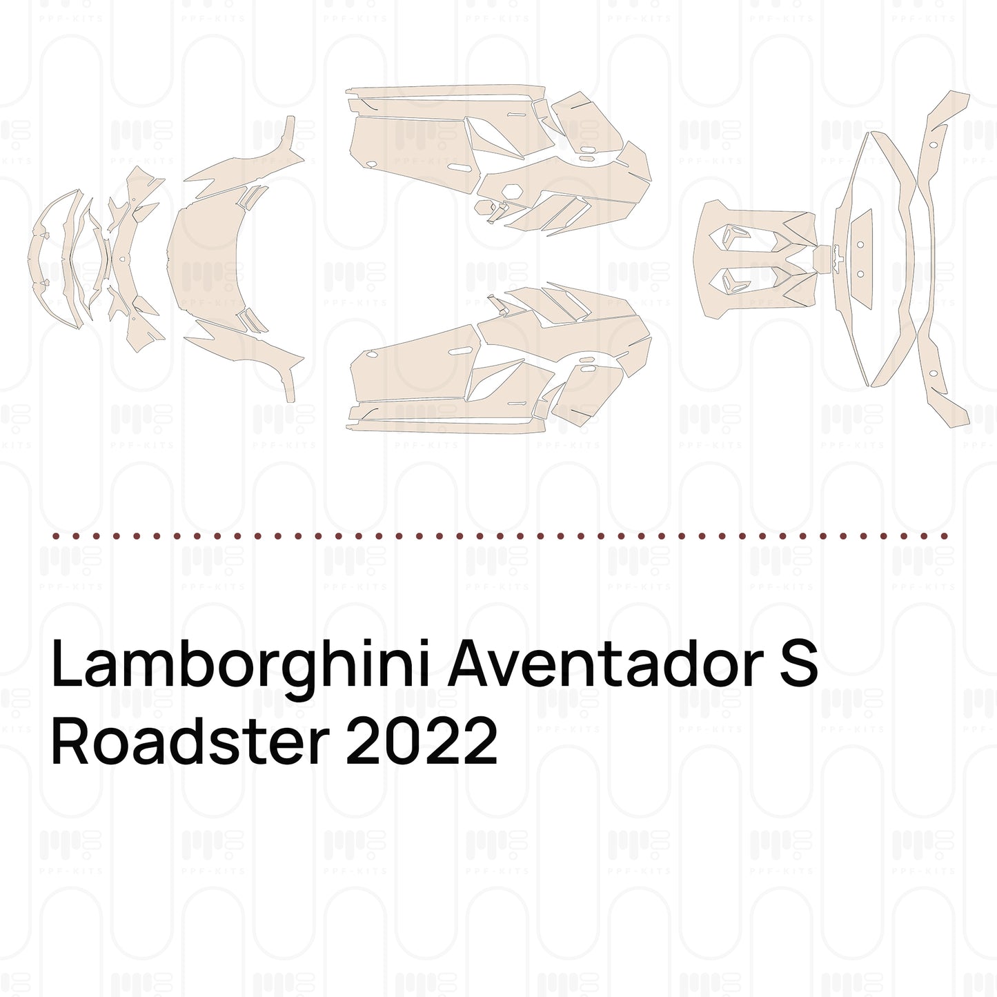 Pre-Cut PPF Lamborghini Aventador S Roadster 2022