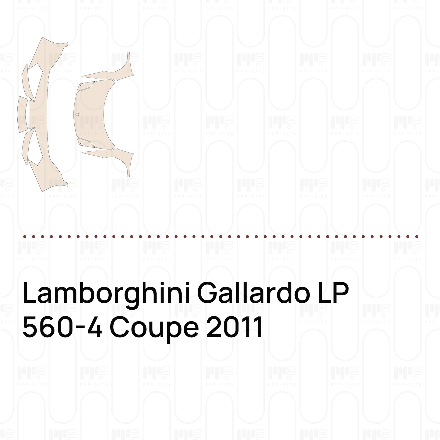 Pre-Cut PPF Lamborghini Gallardo LP 560-4 Coupe 2011