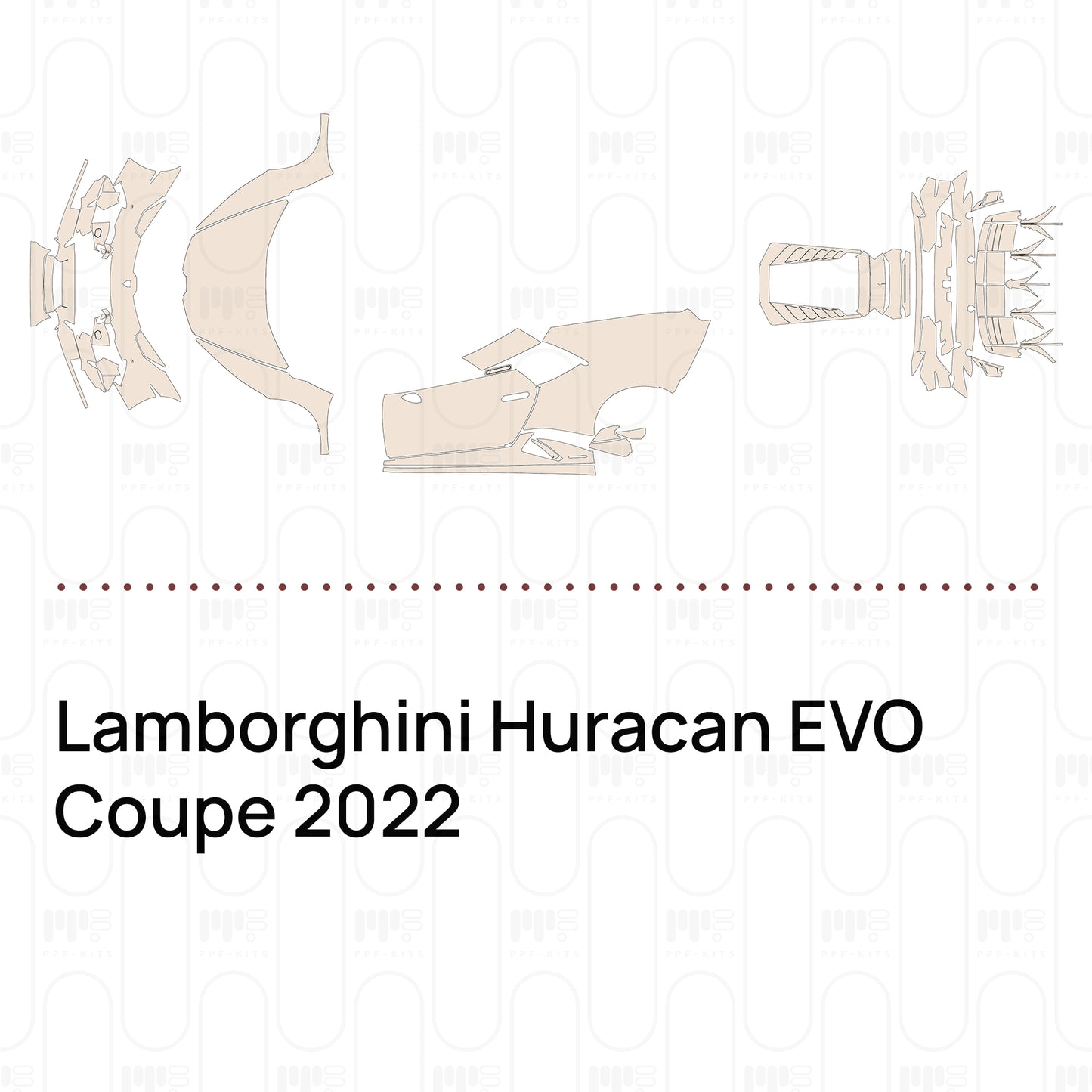 Pre-Cut PPF Lamborghini Huracan EVO Coupe 2022