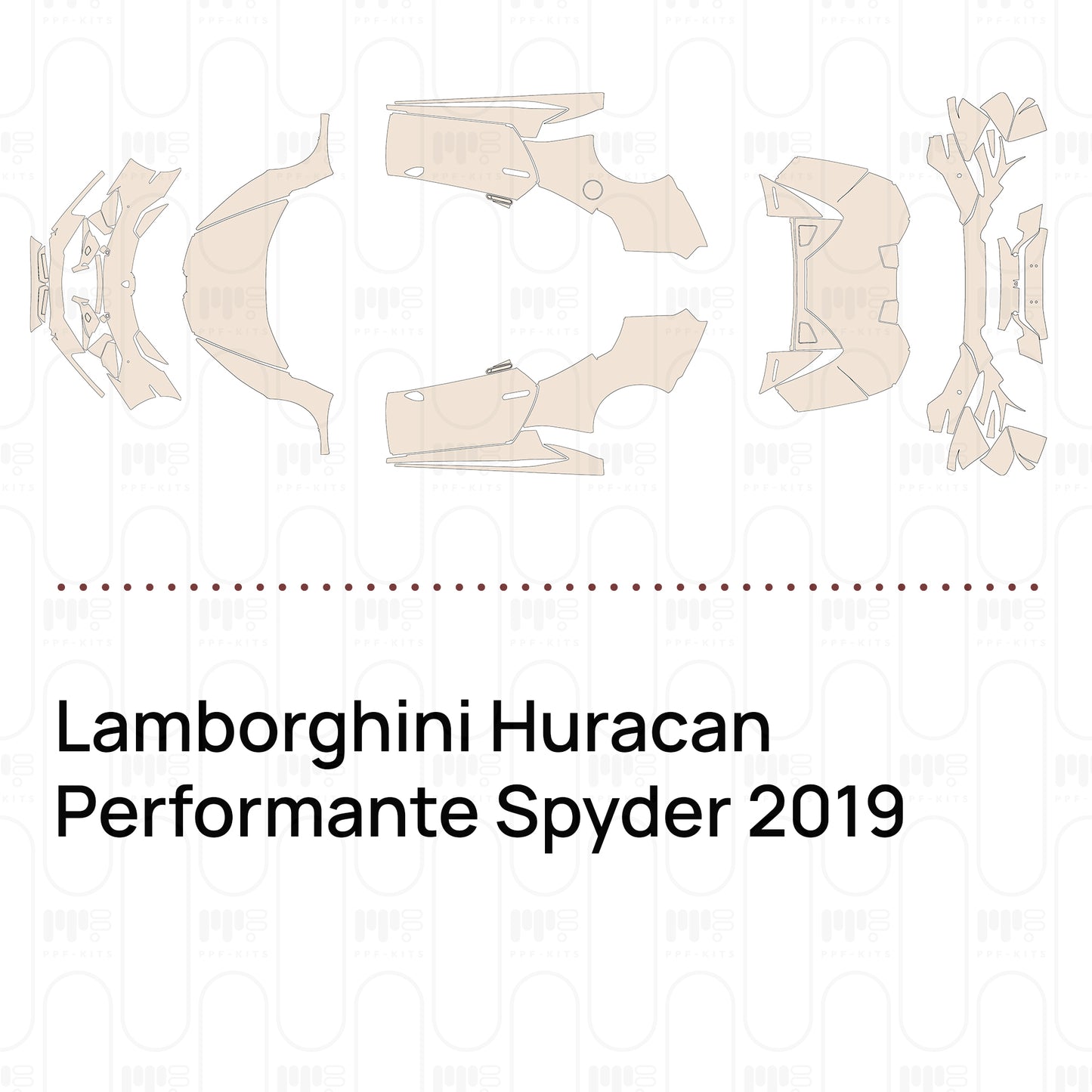Pre-Cut PPF Lamborghini Huracan Performante Spyder 2019