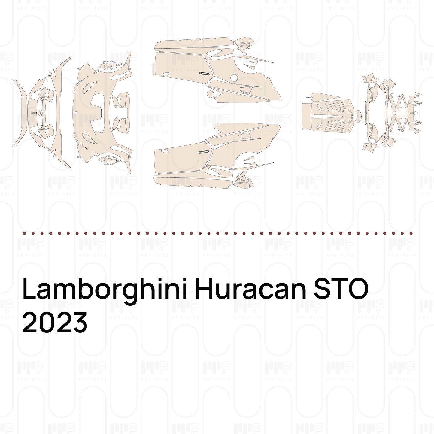 Pre-Cut PPF Lamborghini Huracan STO 2023