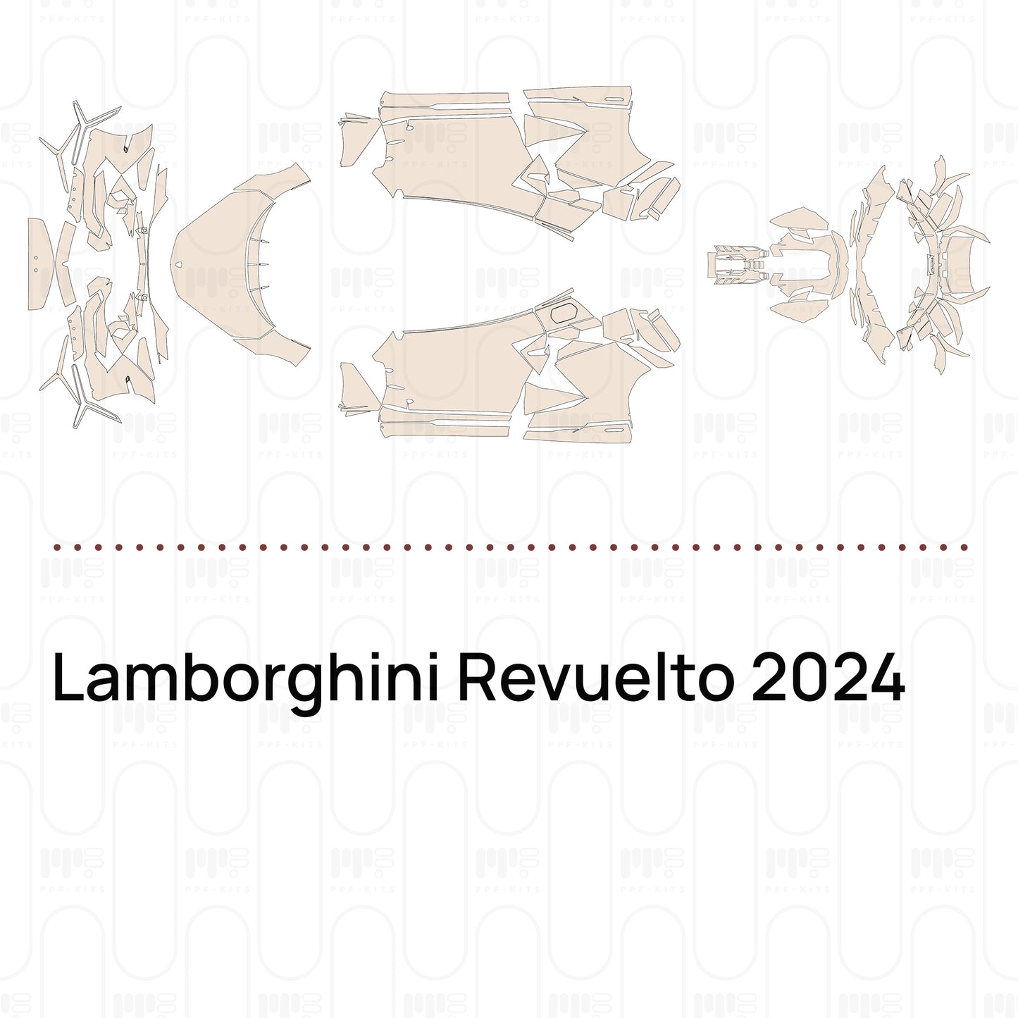 Pre-Cut PPF Lamborghini Revuelto 2024