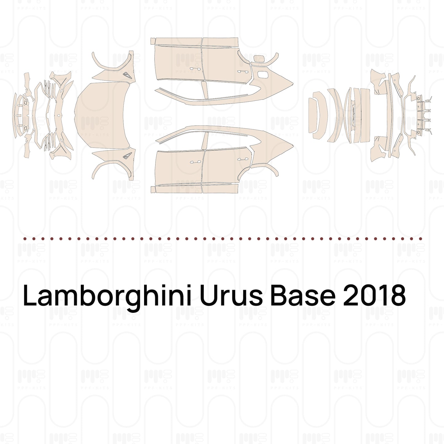 Pre-Cut PPF Lamborghini Urus Base 2018