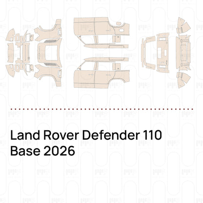Pre-Cut PPF Land Rover Defender 110 Base 2026