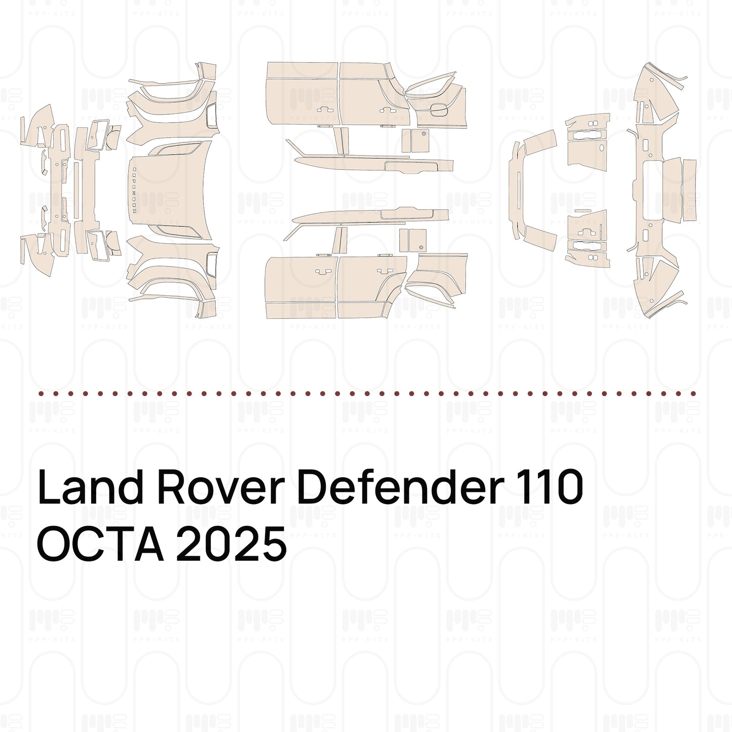 Pre-Cut PPF Land Rover Defender 110 OCTA 2025