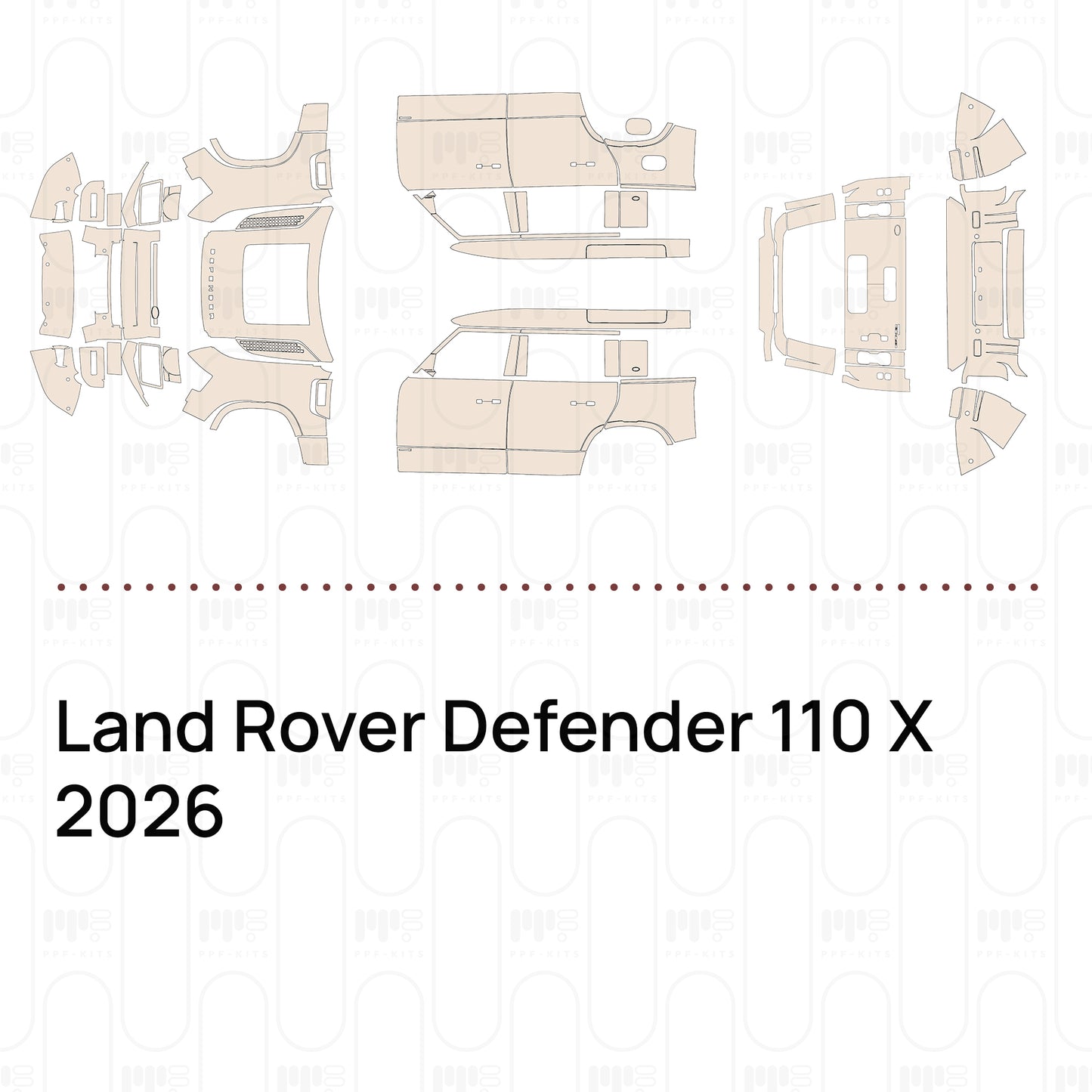 Pre-Cut PPF Land Rover Defender 110 X 2026