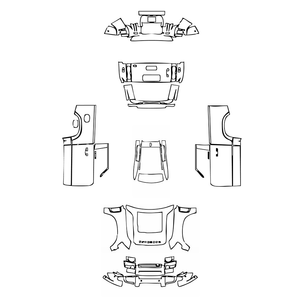 Pre-Cut PPF Land Rover Defender 90 Base 2020 - PPF-Kits