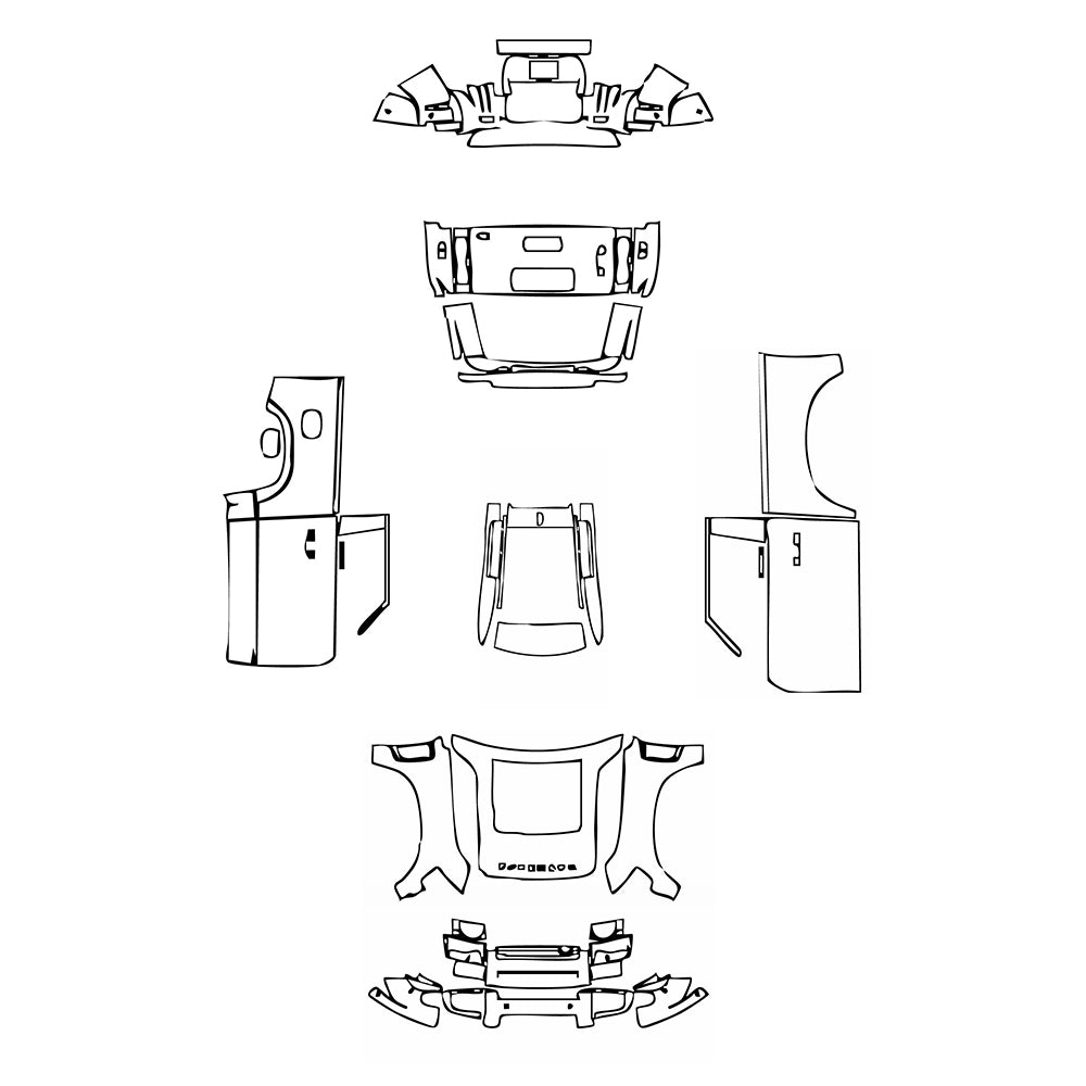 Pre-Cut PPF Land Rover Defender 90 X 2020 - PPF-Kits
