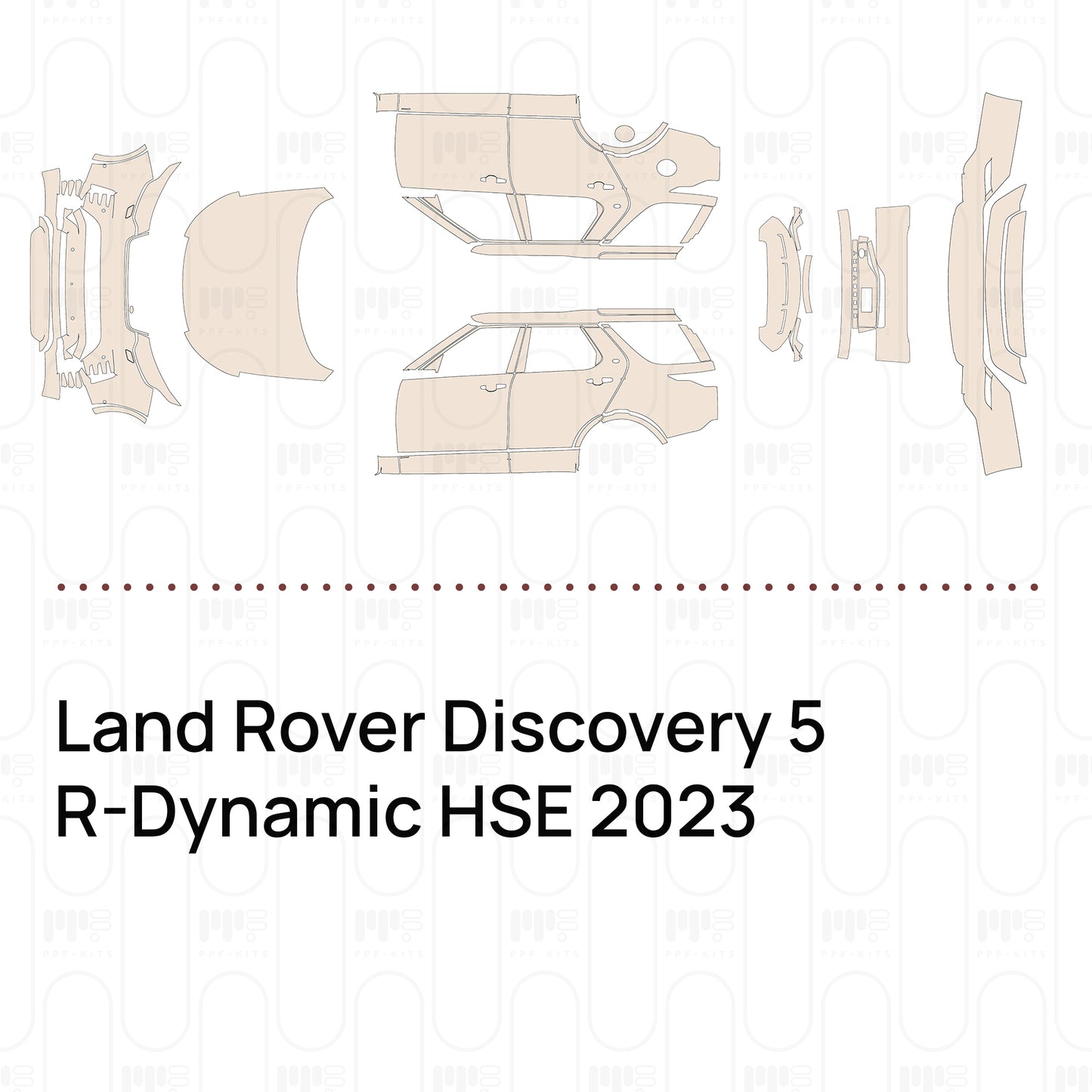 Pre-Cut PPF Land Rover Discovery 5 R-Dynamic HSE 2023