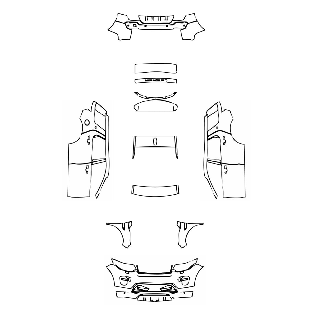 Pre-Cut PPF Land Rover Discovery Sport R-Dynamic 2015 - PPF-Kits