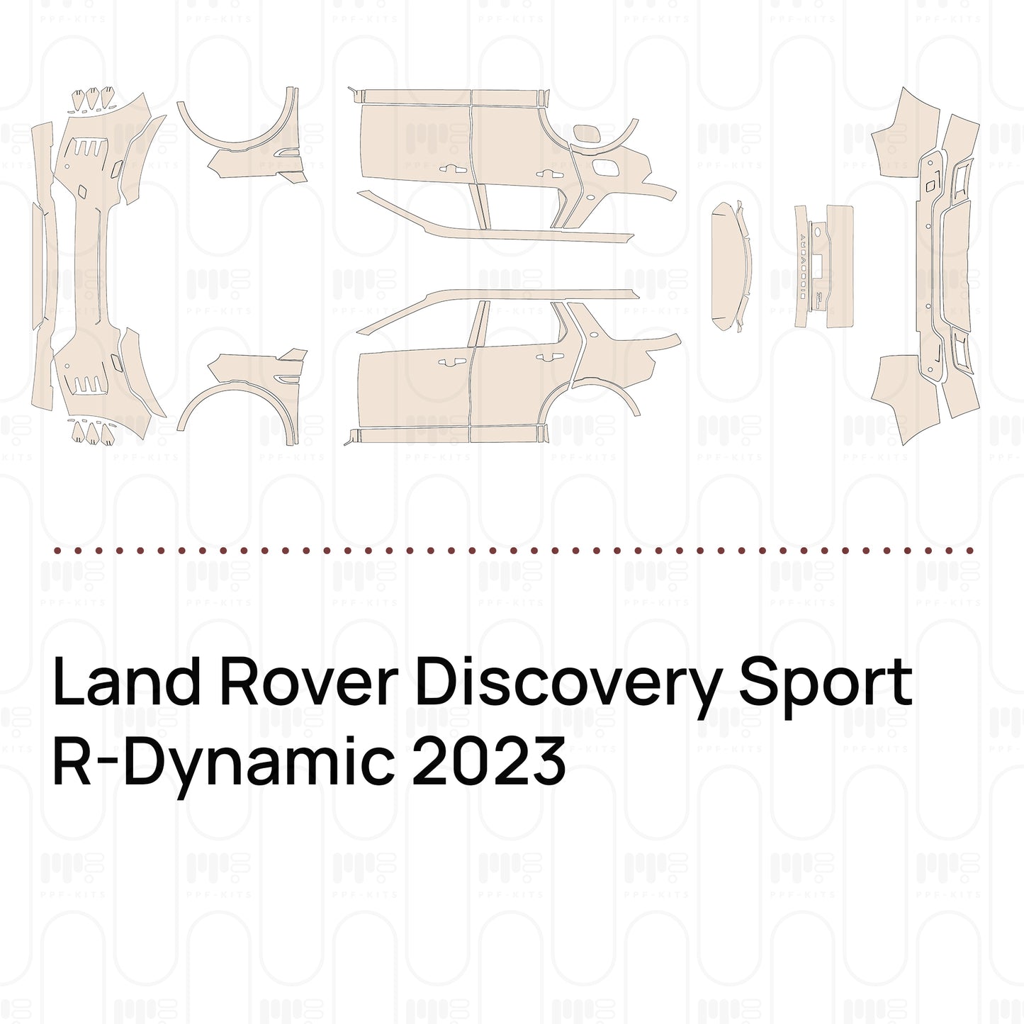 Pre-Cut PPF Land Rover Discovery Sport R-Dynamic 2023