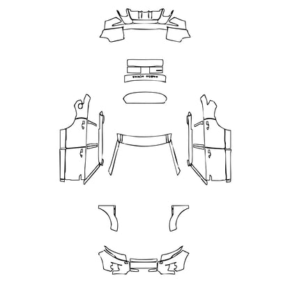 Pre-Cut PPF Land Rover Range Rover Evoque 5 Doors Base 2013 - PPF-Kits