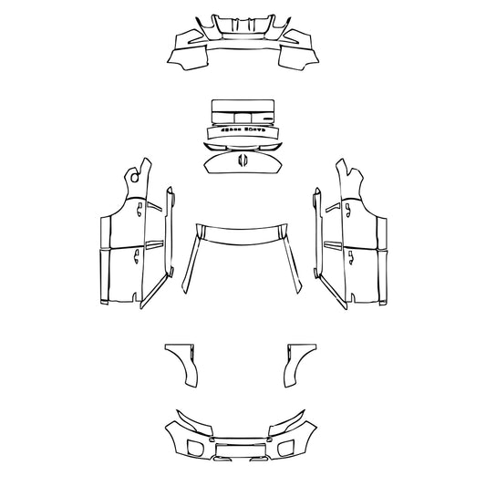 Pre-Cut PPF Land Rover Range Rover Evoque 5 Doors Base 2016 - PPF-Kits