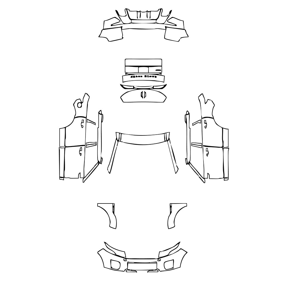 Pre-Cut PPF Land Rover Range Rover Evoque 5 Doors Base 2017 - PPF-Kits