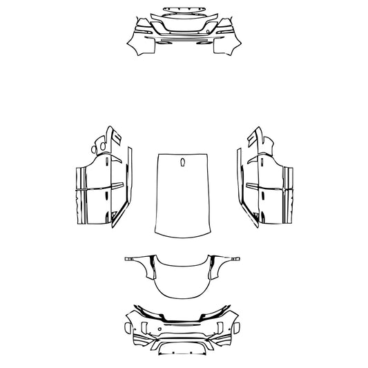 Pre-Cut PPF Land Rover Range Rover Evoque 5 Doors Base 2020 - PPF-Kits