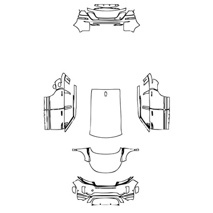 Pre-Cut PPF Land Rover Range Rover Evoque 5 Doors Base 2021 - PPF-Kits