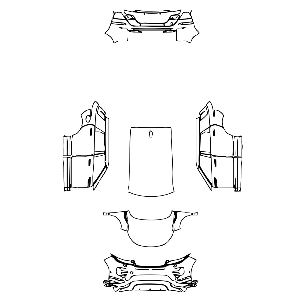 Pre-Cut PPF Land Rover Range Rover Evoque 5 Doors R-Dynamic 2021 - PPF-Kits