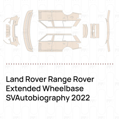 Pre-Cut PPF Land Rover Range Rover Extended Wheelbase SVAutobiography 2022