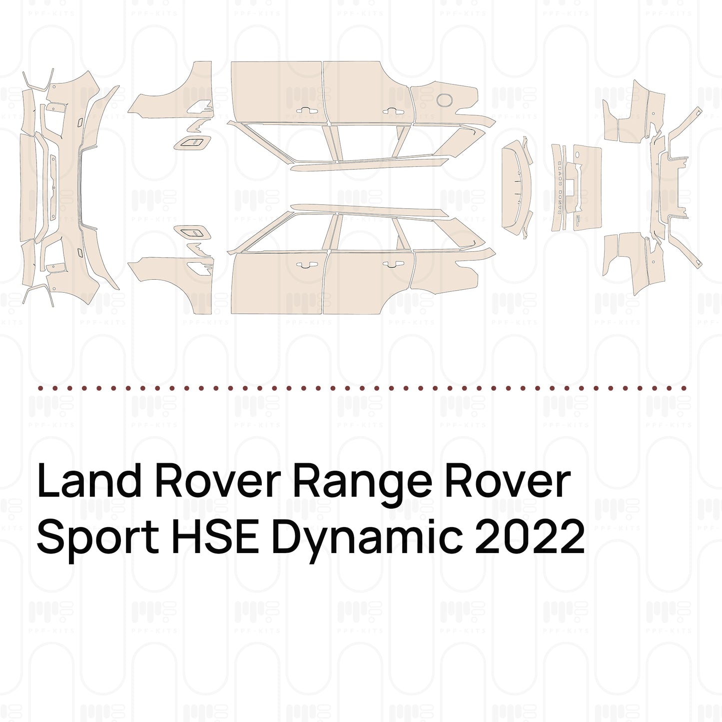 Pre-Cut PPF Land Rover Range Rover Sport HSE Dynamic 2022