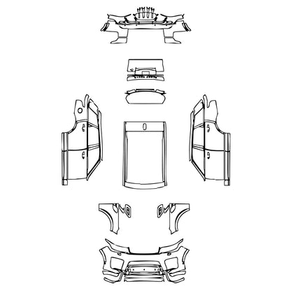 Pre-Cut PPF Land Rover Range Rover Sport SVR 2019 - PPF-Kits
