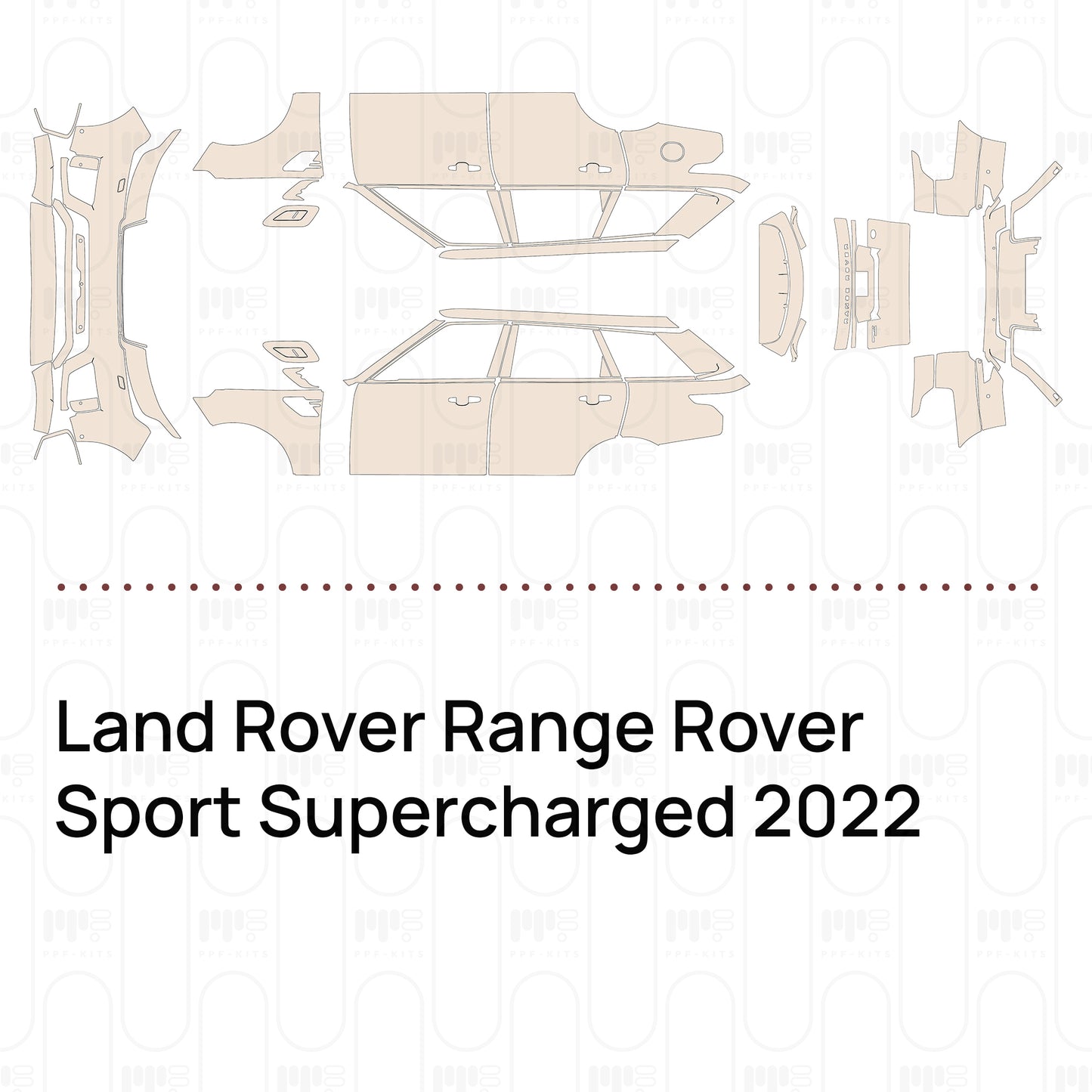 Pre-Cut PPF Land Rover Range Rover Sport Supercharged 2022