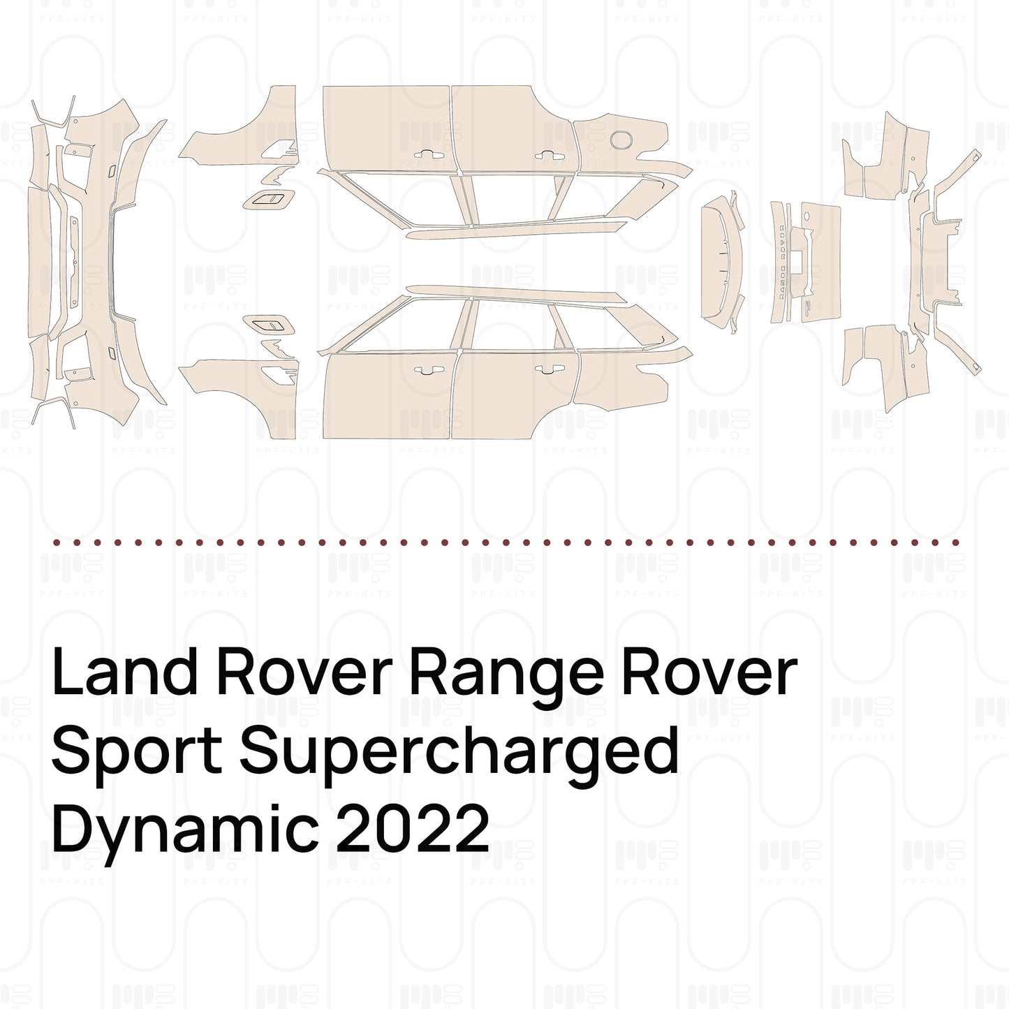 Pre-Cut PPF Land Rover Range Rover Sport Supercharged Dynamic 2022