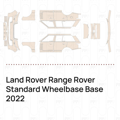 Pre-Cut PPF Land Rover Range Rover Standard Wheelbase Base 2022