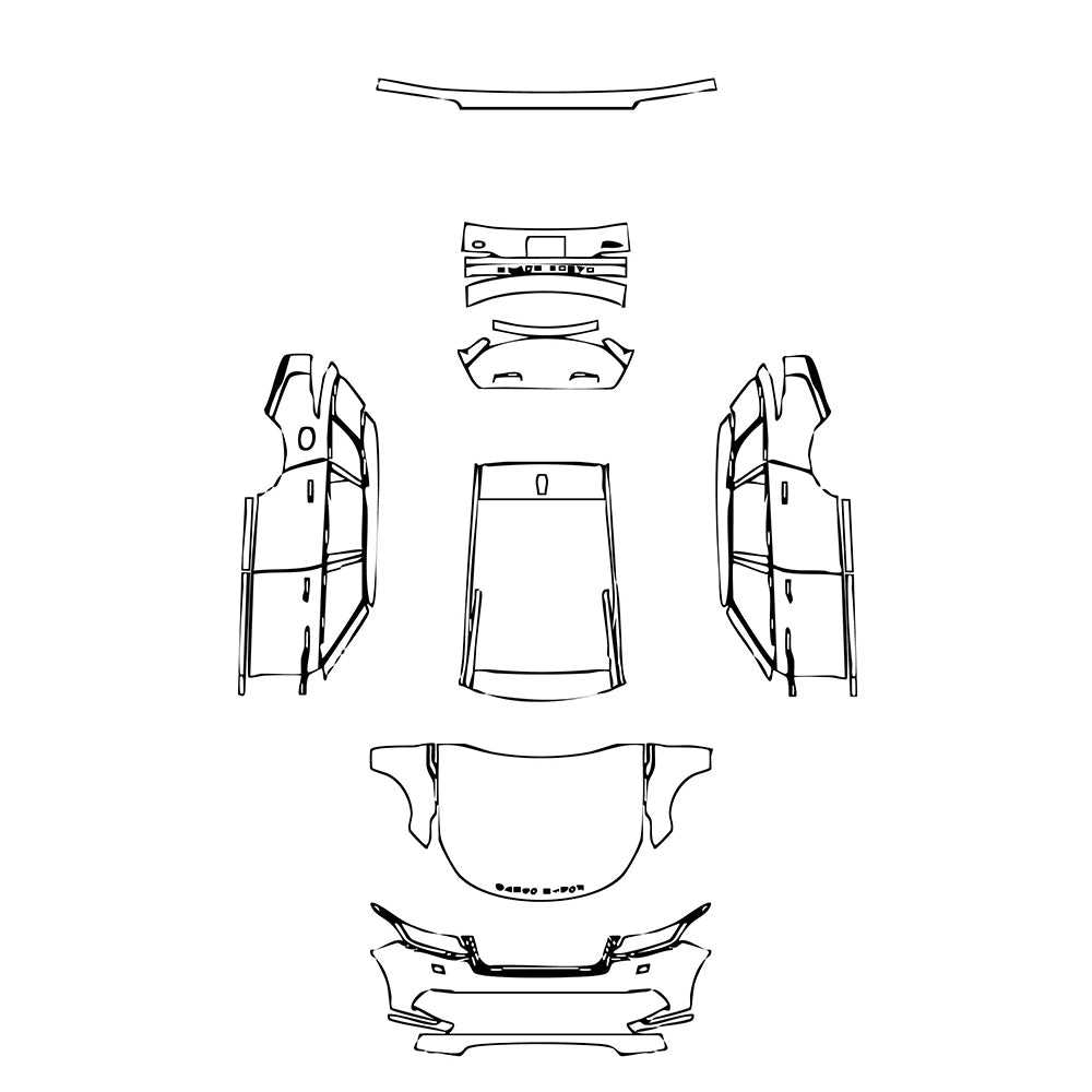 Pre-Cut PPF Land Rover Range Rover Velar Base 2021 - PPF-Kits