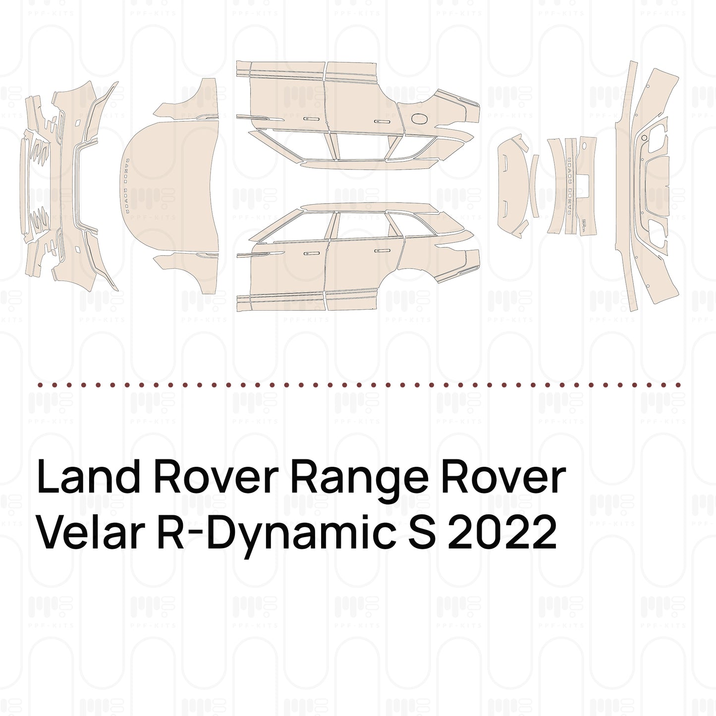 Pre-Cut PPF Land Rover Range Rover Velar R-Dynamic S 2022