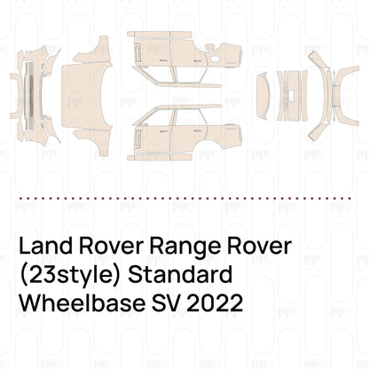 Pre-Cut PPF Land Rover Range Rover (23style) Standard Wheelbase SV 2022