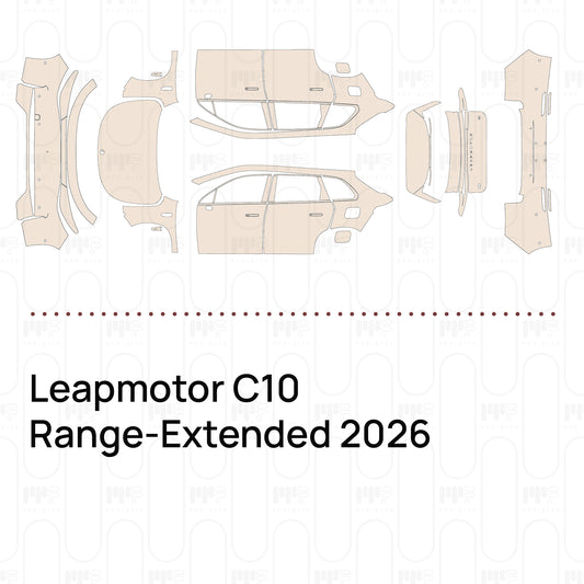 Leapmotor C10 Range-Extended 2026 – Pellicola protettiva PPF pretagliata