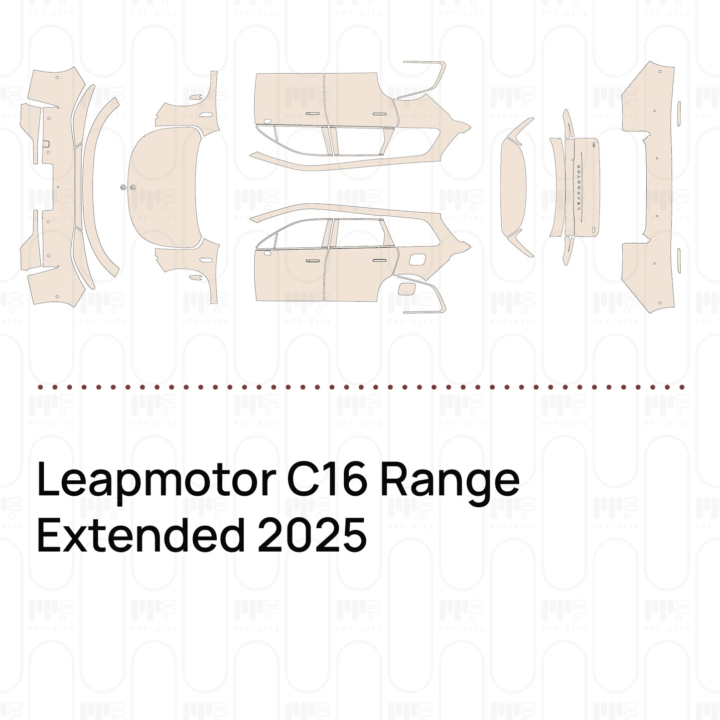 Pre-Cut PPF Leapmotor C16 Range Extended 2025