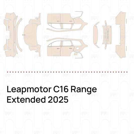 Leapmotor C16 Range Extended 2025 – Pellicola protettiva PPF pretagliata