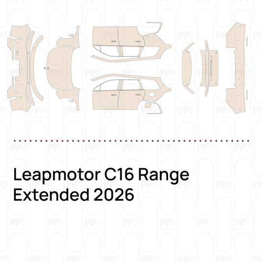 Leapmotor C16 Range Extended 2026 – Pellicola protettiva PPF pretagliata