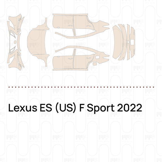 Pre-Cut PPF Lexus ES (US) F Sport 2022