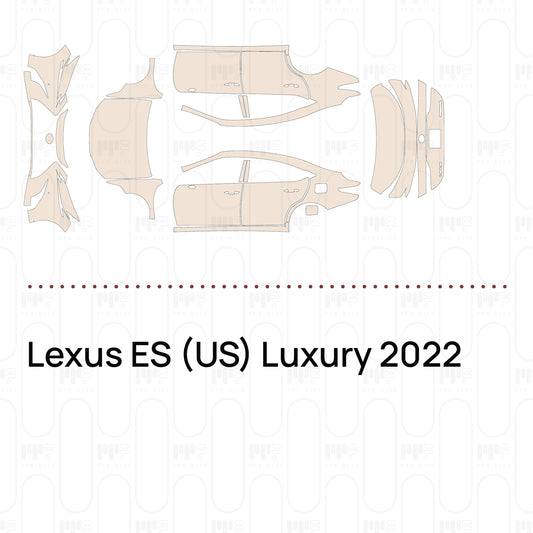 Pre-Cut PPF Lexus ES (US) Luxury 2022