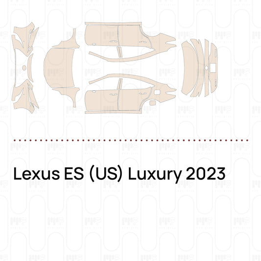 Pre-Cut PPF Lexus ES (US) Luxury 2023
