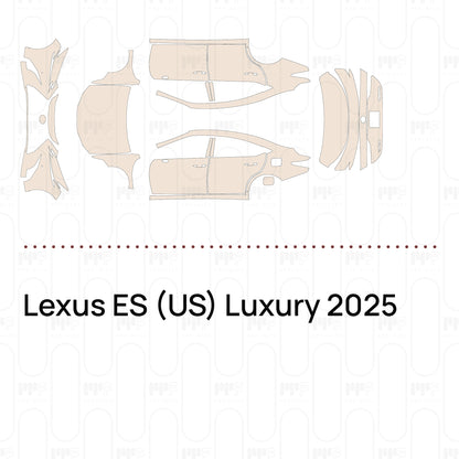 Pre-Cut PPF Lexus ES (US) Luxury 2025
