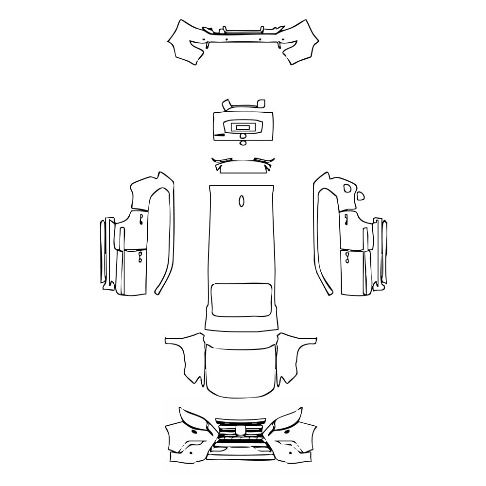 Pre-Cut PPF Lexus GX 2016 - PPF-Kits