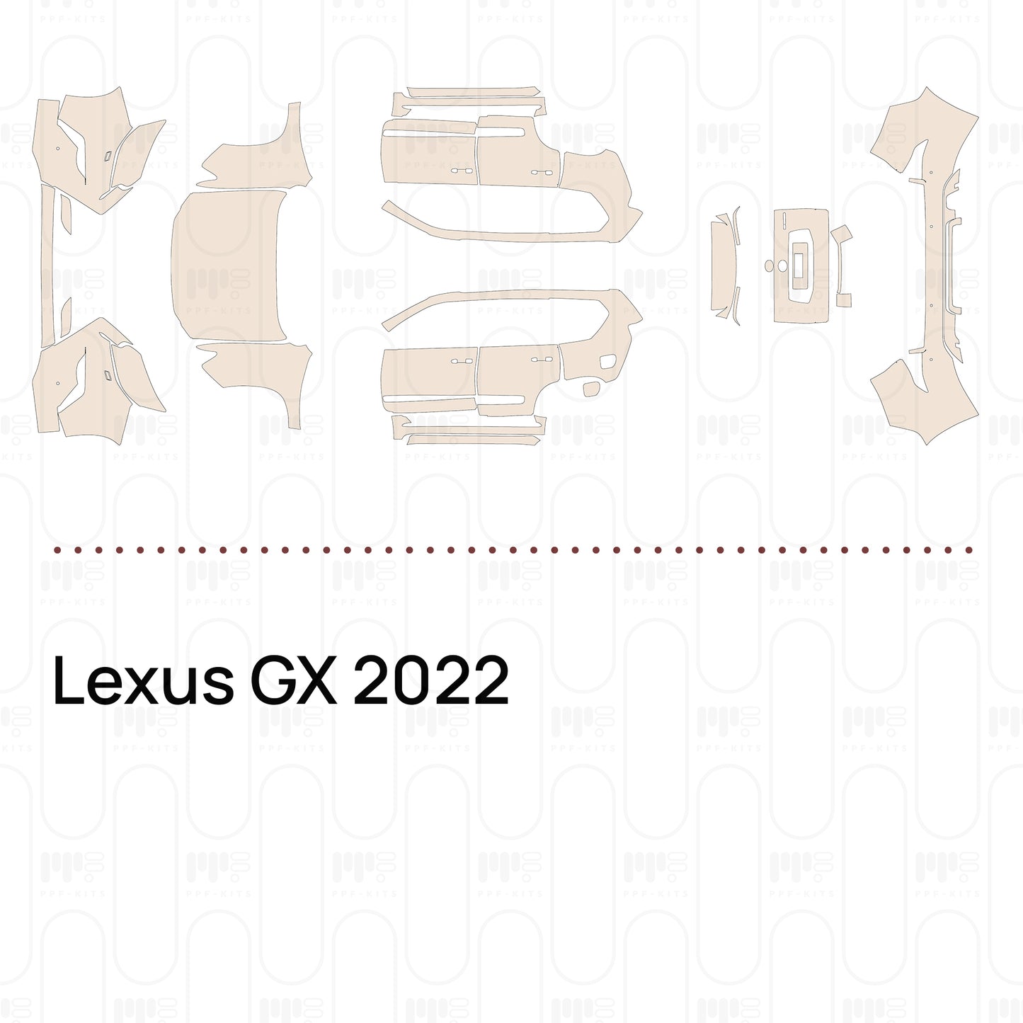 Pre-Cut PPF Lexus GX 2022