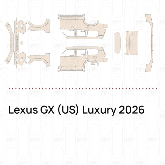 Pre-Cut PPF Lexus GX (US) Luxury 2026