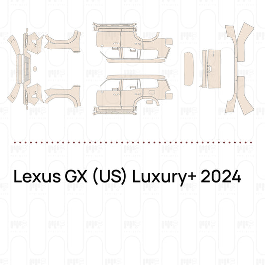 Pre-Cut PPF Lexus GX (US) Luxury+ 2024