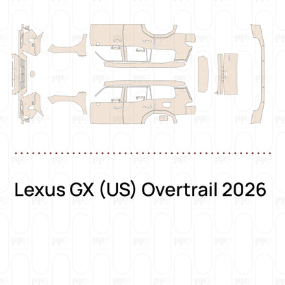 Pre-Cut PPF Lexus GX (US) Overtrail 2026