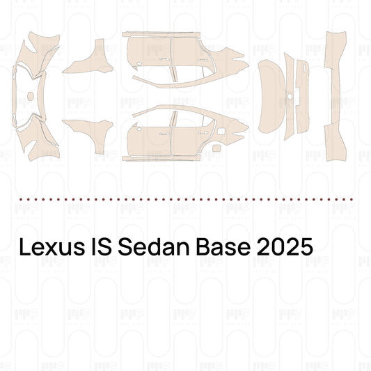 Pre-Cut PPF Lexus IS Sedan Base 2025