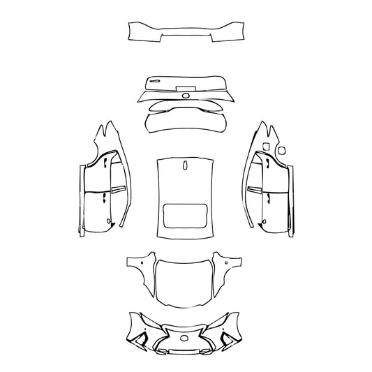 Pre-Cut PPF Lexus IS Sedan F-Sport 2021 - PPF-Kits