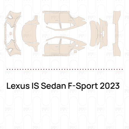 Pre-Cut PPF Lexus IS Sedan F-Sport 2023