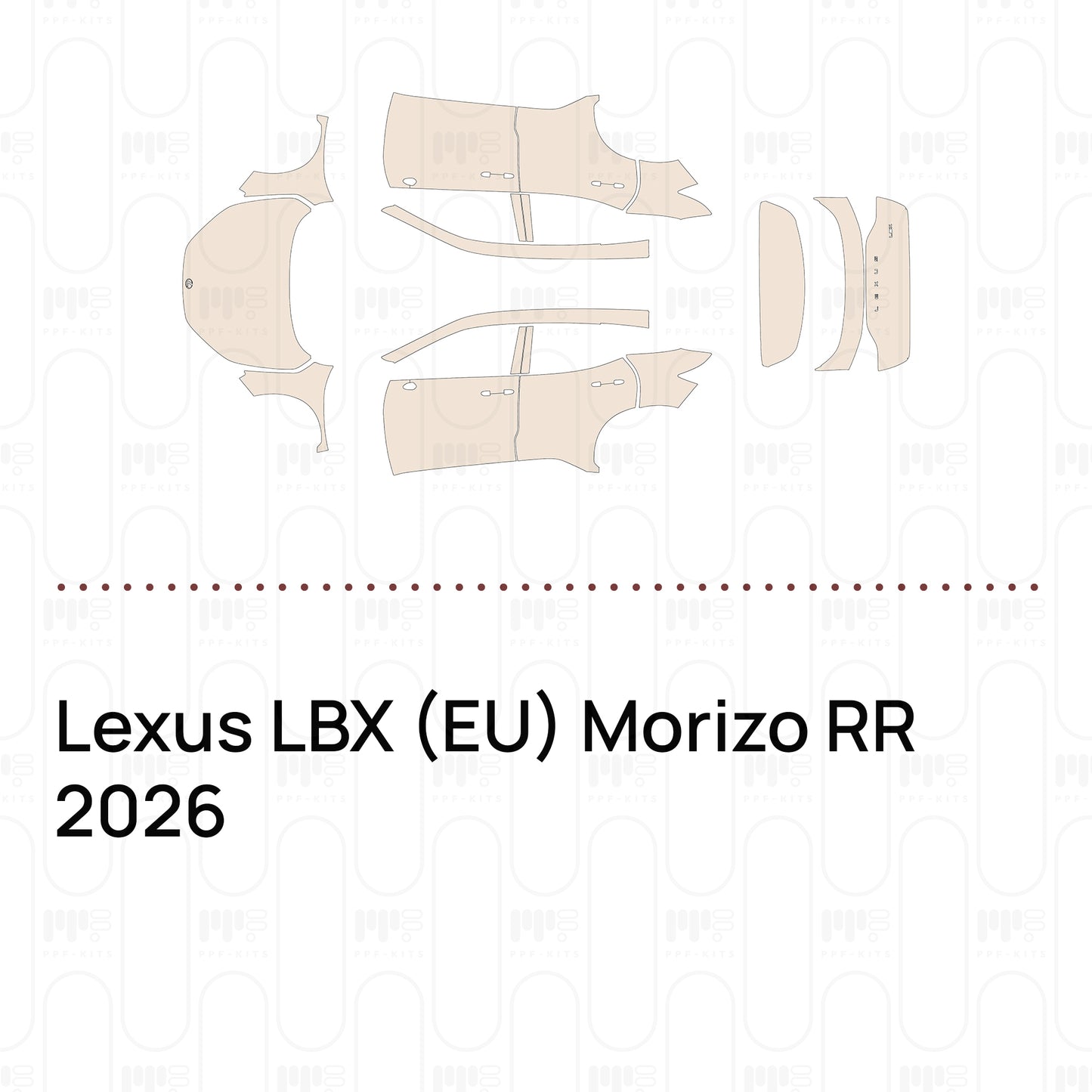 Pre-Cut PPF Lexus LBX (EU) Morizo RR 2026