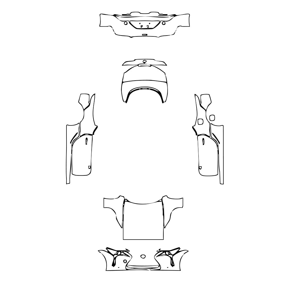Pre-Cut PPF Lexus LC Convertible 2018 - PPF-Kits
